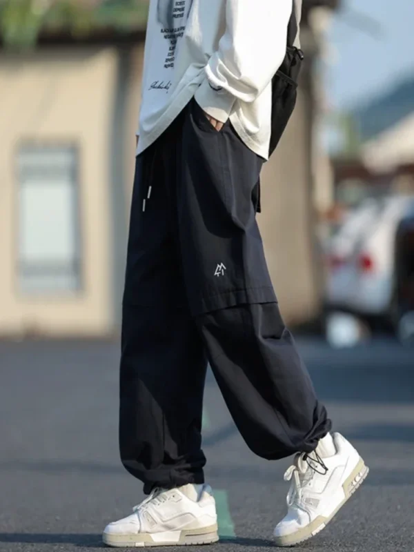 Cargo Pants Men Teens Couples High Street BF Casual Loose All-match Full-length Streetwear Youthful Vitality Joggers Pantalones - Image 5