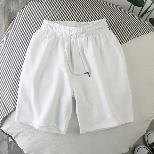 Summer Men Casual Shorts Quick Drying Drawstring Shorts Male Running Fitness Fast-drying Shorts Beach Short Pants