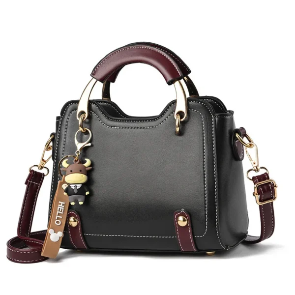 New brand shoulder Bag leather Women's luxury designer handbag for 2024 women European and American retro cross body Tote bags