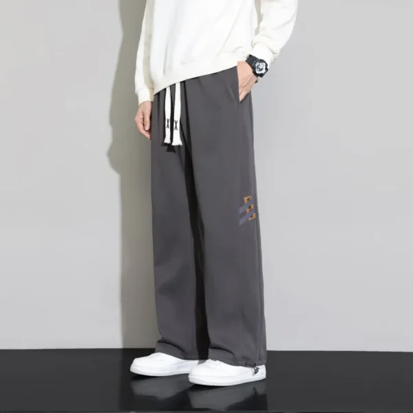 Big Size Plus Large 10XL Loose Sport Jogger Trouser Male Ankle Length Men's Pants Straight Elastic Waist Sweatpants - Image 4