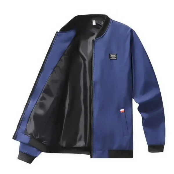 Bomber Jacket Men Fashion Casual Windbreaker Jacket Coat Men Spring and Autumn New Hot Outwear Stand Slim Military Embroidery - Image 3