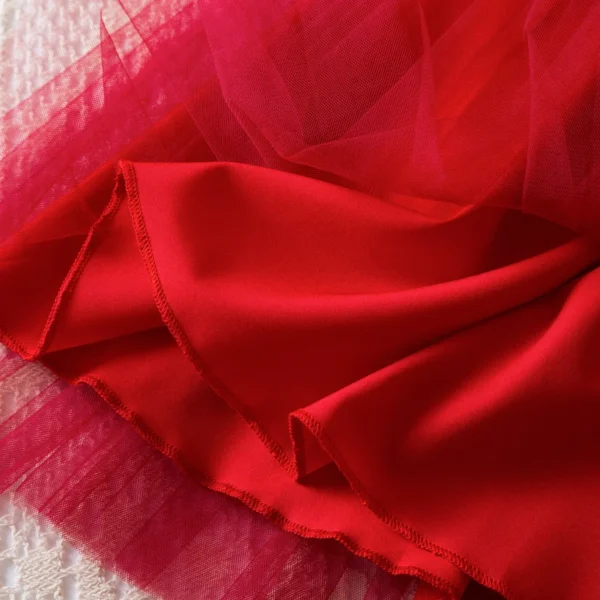 Kids Sleeveless Summer Dresses for Girls Sequin Mesh Tulle Tutu Princess Christmas Party Dress Kids Red Casual Patchwork Dresses - Image 6