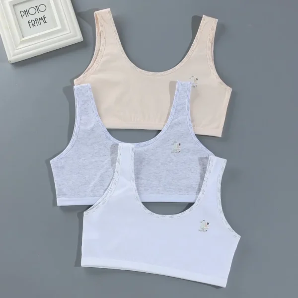 Girls Bra Tops Crop Teens for Girls Training Bras Cartoon Teenage Undrewear Casual Sport Big Children's Clothing - Image 5