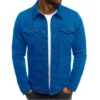 3 Colors 2023 New Men's Casual Denim Shirt Fashion Casual Cotton Slim Fit Cowboy Long Sleeve Shirt Male Brand Clothes