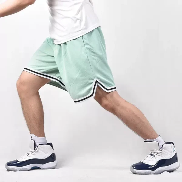 Men Boy Student Basketball Sport Gym QUICK-DRY Workout Board Shorts Soccer Exercise Hiking Running Fitness Football Jerseys J56 - Image 2