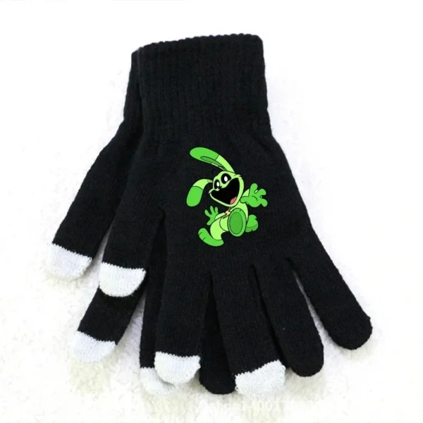 Smilings Critters Gloves Cartoon Anime Figures Catnaps Five Fingers Glove Warm Mittens Winter Sport Wear Accessories Kids Gift - Image 5
