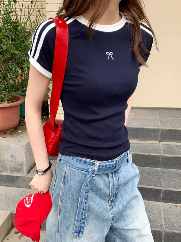 Summer Women T Shirt T-Shirt Woman Clothes Tops Tshirt Female Crop Top Tees Y2k Para Mujer Ropa De Mujer Roupas Feminina Traf - Image 5