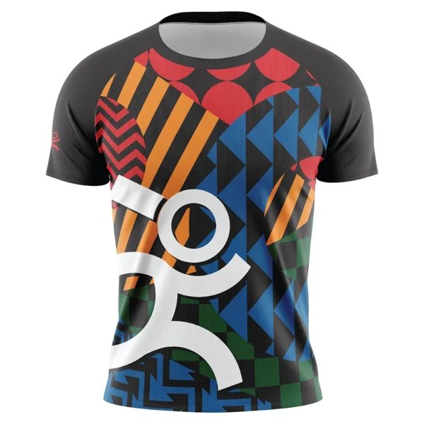Men's T Shirt Summer Short Sleeve Streak Print Fashion Street Outdoor Sport Wear Casual T-Shirt Male Oversized Clothing Pullover