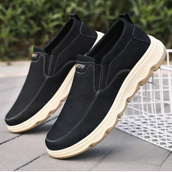 Hot Sale Mens Casual Sneakers Slip on Canvas Shoes Shallow Outdoor Men Running Shoes Lightweight Men Shoes Summer New Zapatillas