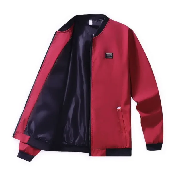 Bomber Jacket Men Fashion Casual Windbreaker Jacket Coat Men Spring and Autumn New Hot Outwear Stand Slim Military Embroidery - Image 6