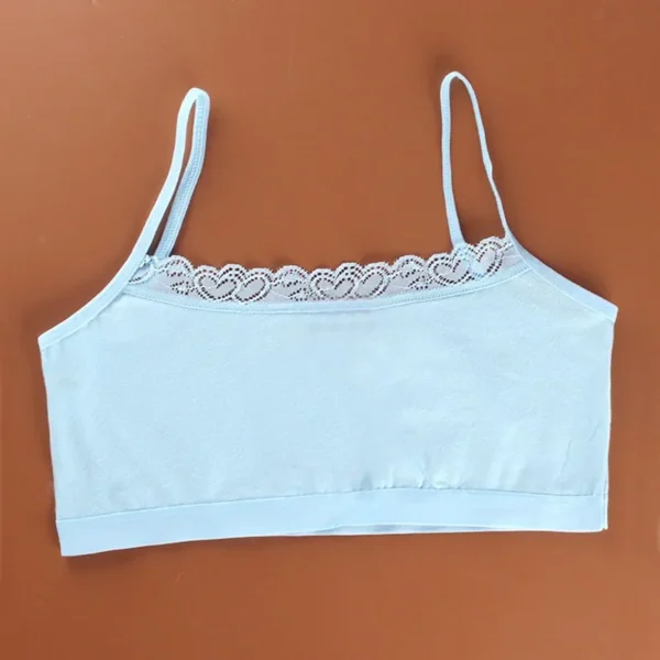 Teenager Girls Cotton Bra Solid Student Underwear Kids Girls Children Vest Training Bras Tops Wrapped Chest Camisoles Tanks - Image 4