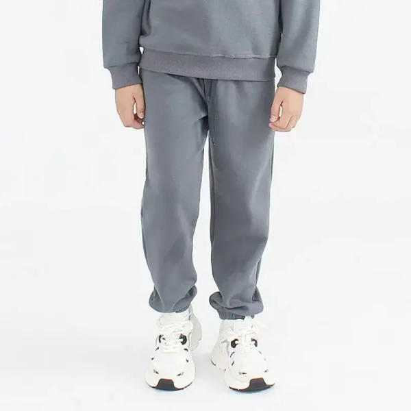 Spring Sports Pants for Kids Cotton Autumn Loose Comfortable Teen 4-14Y Children's Casual Elastic Waist Joggers Trousers - Image 2