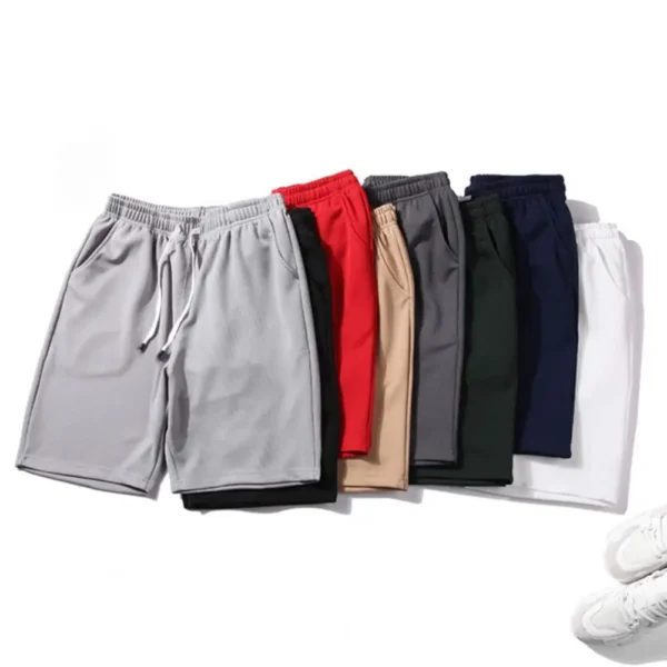 Summer Men Casual Shorts Quick Drying Drawstring Shorts Male Running Fitness Fast-drying Shorts Beach Short Pants - Image 2