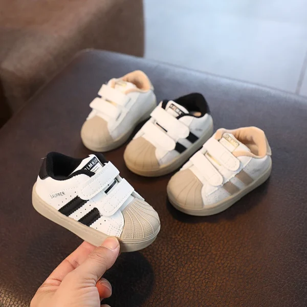 Children's sneakers men's 2024 autumn new baby shoes toddler shoes soft sole baby shoes girls shell toe single shoes - Image 2