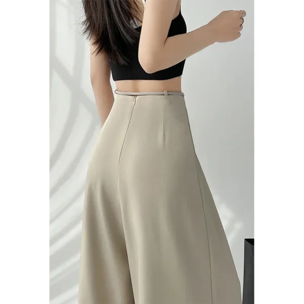MEXZT Streetwear Wide Leg Pants Women Korean Black High Waist Suit Pants Summer Fashion Elegant Lace Up Straight Trousers New - Image 6