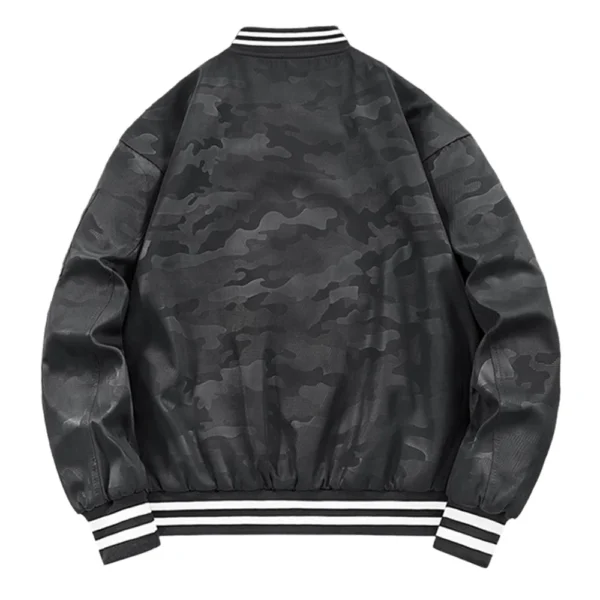 White Baseball Jacket Men Lightweight Spring Autumn Bomber Jacket Men Casual Pilot Jacket College Coat Loose Fit 2024 Trends - Image 6