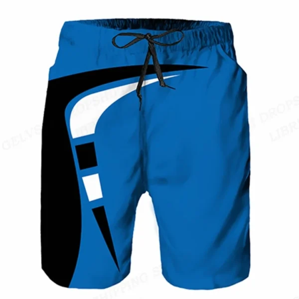 2025 Summer Men's Swimwear Shorts Racing Beach Shorts Motorcycle Swim Trunk Men Swimsuit Surf Board Short Boy Pants Fitness Gym - Image 6