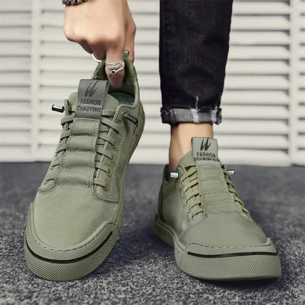 Men Sneakers Summer Ice Silk Comfortable Vulcanized Shoes High Quality Slip-on Casual Shoes for Men 2024 Trendy Canvas Shoes - Image 3