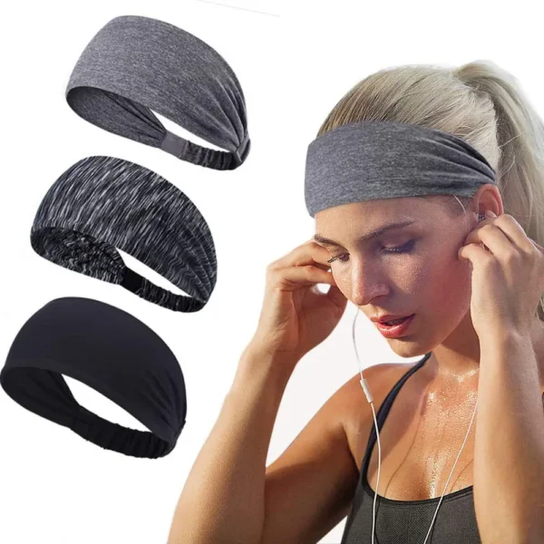 Sports Hair Accessories Elastic Headwear Yoga Headbands Athletic Wear Head Band Sport Hairbands