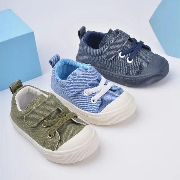 Brand Kid Canvas Shoe Autumn New Kid Sneaker Boy Canvas Shoe Soft Sole Casual Kid Shoe Allmatch Girl Sneaker Zapatillas De Mujer - Image 2