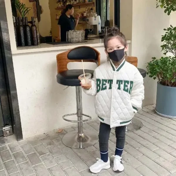 2024 New Spring Autumn Kids Boys Jacket Baseball Suit Bomber Tiny Cottons Children's Outerwear Clothing For Girls Coat Snow Wear - Image 3