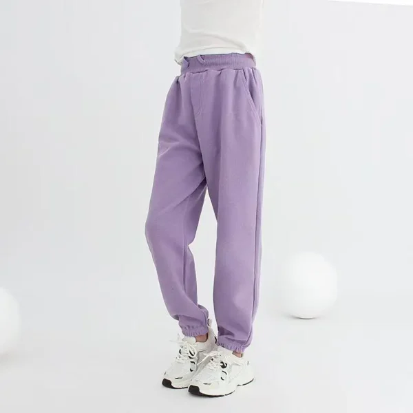 Sports Pants for Kids Cotton Autumn Loose Comfortable Teen Children's Casual Elastic Waist Joggers Trousers 4-14Years - Image 3