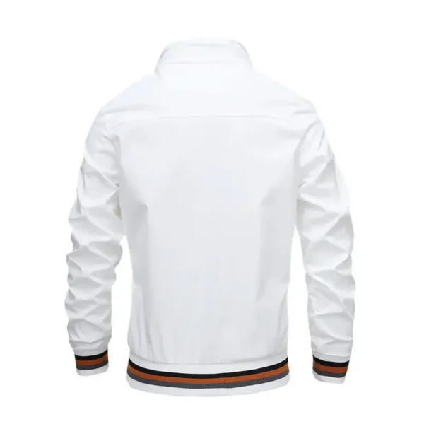2025 Autumn New Zipper Jacket Racing Jacket Windbreaker Outdoor Sports Bicycle Jacket Men's Top Baseball Jacket - Image 2