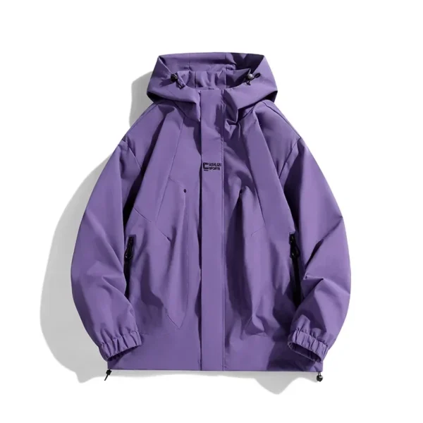 Spring Outdoor Windbreaker Men Jacket Hooded Trench Coats 2025 Mens Women Waterproof Bomber Camping Loose Thin Softshell Jackets - Image 6