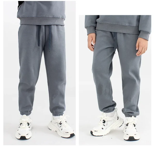Spring Sports Pants for Kids Cotton Autumn Loose Comfortable Teen 4-14Y Children's Casual Elastic Waist Joggers Trousers