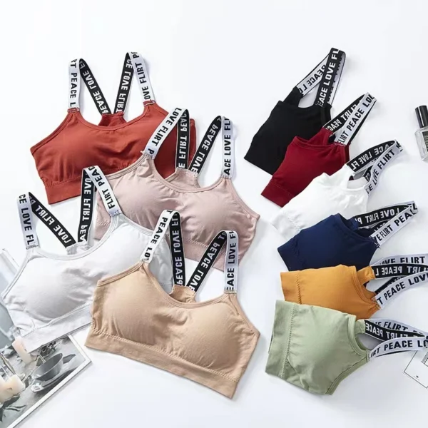 Women Sexy Sports Bra Tops For Gym Top Fitness Yoga Female Pad Sportswear Vest Tank Tops Sport Push Up Sports Bras Underwear - Image 3