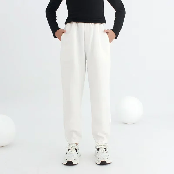 Spring Sports Pants for Kids Cotton Autumn Loose Comfortable Teen 4-14Y Children's Casual Elastic Waist Joggers Trousers - Image 5