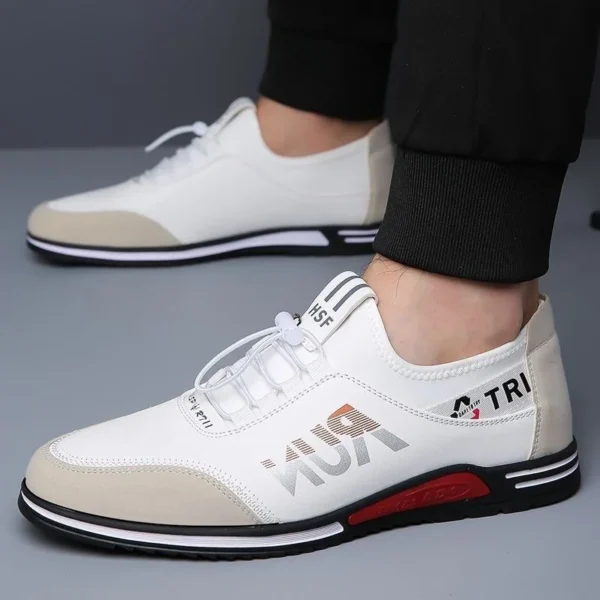 Casual Shoes for Men Summer Breathable Men Canvas Shoes Classic Slip-on Comfortable Lightweight Work Shoe Loafers Men's Sneakers - Image 4