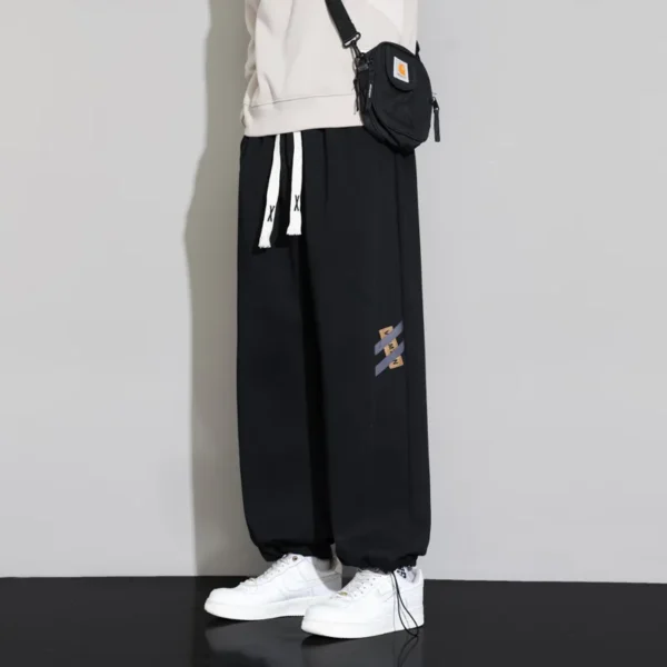 Big Size Plus Large 10XL Loose Sport Jogger Trouser Male Ankle Length Men's Pants Straight Elastic Waist Sweatpants - Image 6