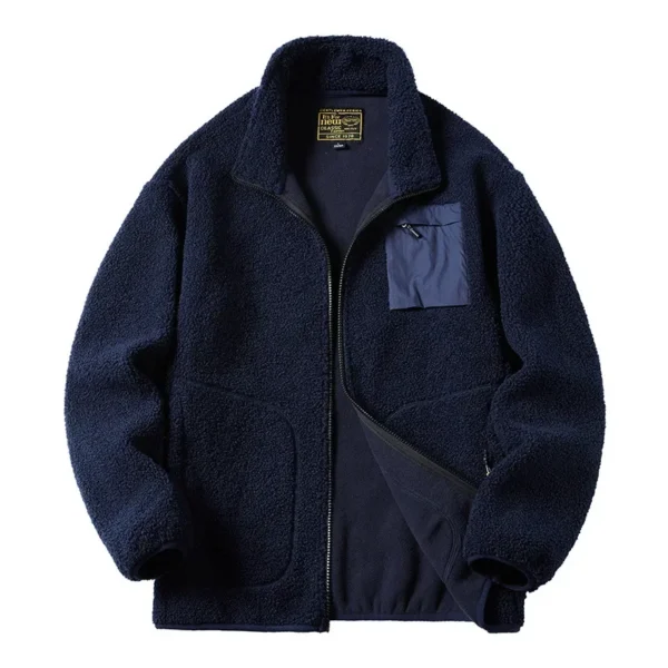 Winter Lamb Wool Teddy Coat Men Women Cashmere Fleece Jacket Teen Couple Warm Clothing 2024 Boy Girls Varsity Techwear Spring - Image 4