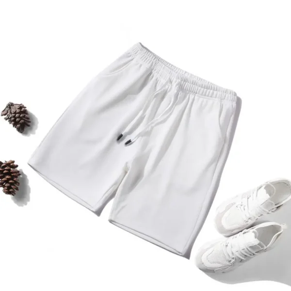 Summer Men Casual Shorts Quick Drying Drawstring Shorts Male Running Fitness Fast-drying Shorts Beach Short Pants - Image 3