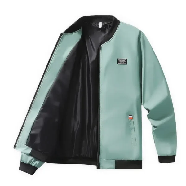 Bomber Jacket Men Fashion Casual Windbreaker Jacket Coat Men Spring and Autumn New Hot Outwear Stand Slim Military Embroidery - Image 5