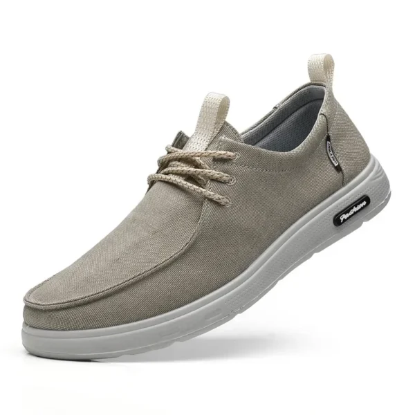 2025Men's Canvas Lightweight Shoes Fashion Breathable Mesh Sports Shoes Casual Men Vulcanized Shoes Classic Slip on Flat Loafer - Image 6