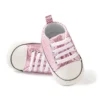 Newborn Baby Shoes Classic Sequins Canvas Shoes Cotton And Anti-slip Infant Casual Sneakers First Pair of Toddler Shoes 0-18M
