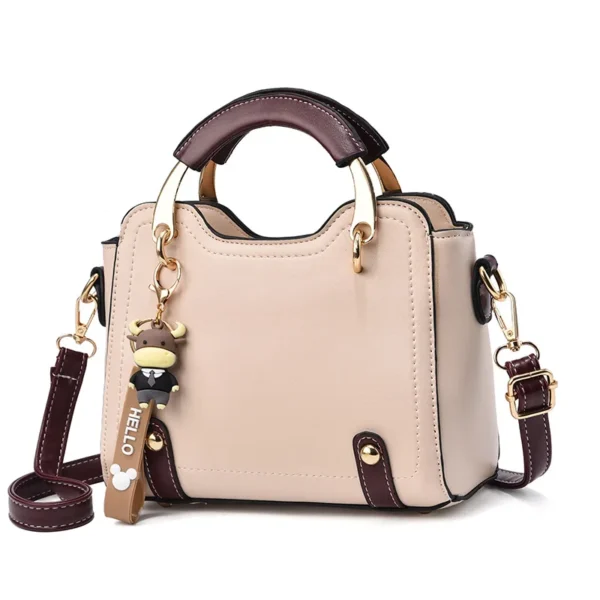 New brand shoulder Bag leather Women's luxury designer handbag for 2024 women European and American retro cross body Tote bags - Image 2