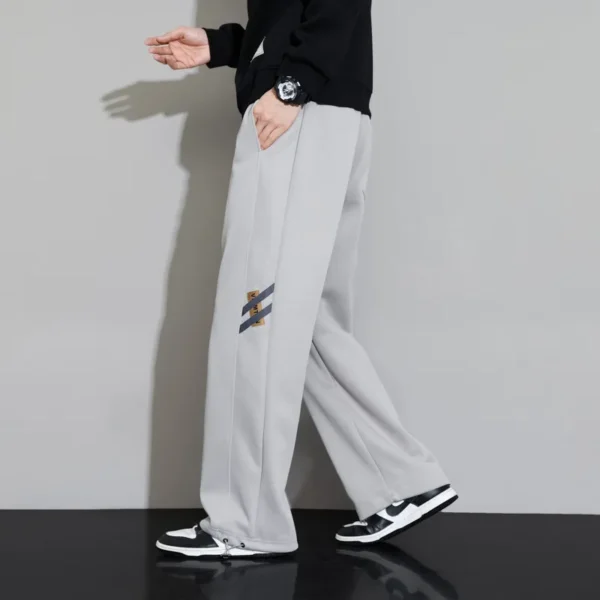 Big Size Plus Large 10XL Loose Sport Jogger Trouser Male Ankle Length Men's Pants Straight Elastic Waist Sweatpants - Image 3