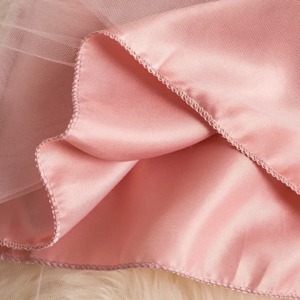 Summer Baby Girls Dress for Wedding Party 1st Birthday Pink Princess Dress Kid 1-5Y Cute Infant Girls Vestidos Elegant Gown - Image 4