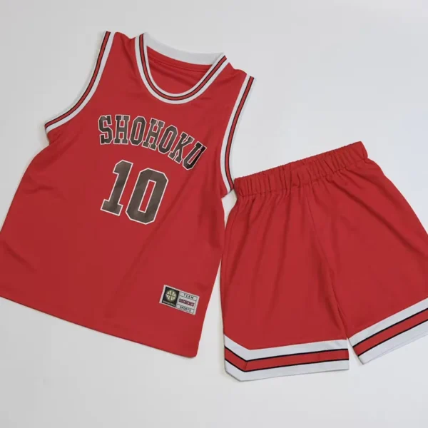 Boys Girls Clothes Anime Shohoku School Basketball Team Cosplay Costume Tops Shirt Sport Wear Sets Child Jersey Suits Teen 2-12T - Image 3
