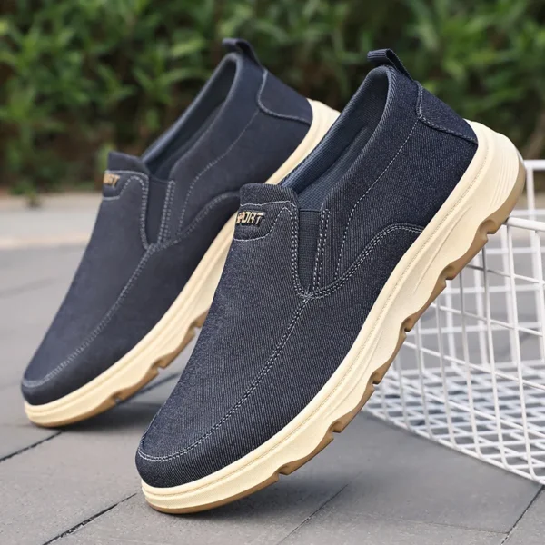 Hot Sale Mens Casual Sneakers Slip on Canvas Shoes Shallow Outdoor Men Running Shoes Lightweight Men Shoes Summer New Zapatillas - Image 2