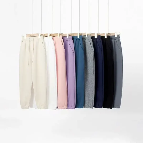 Spring Sports Pants for Kids Cotton Autumn Loose Comfortable Teen Children's Casual Elastic Waist Joggers Trousers - Image 4