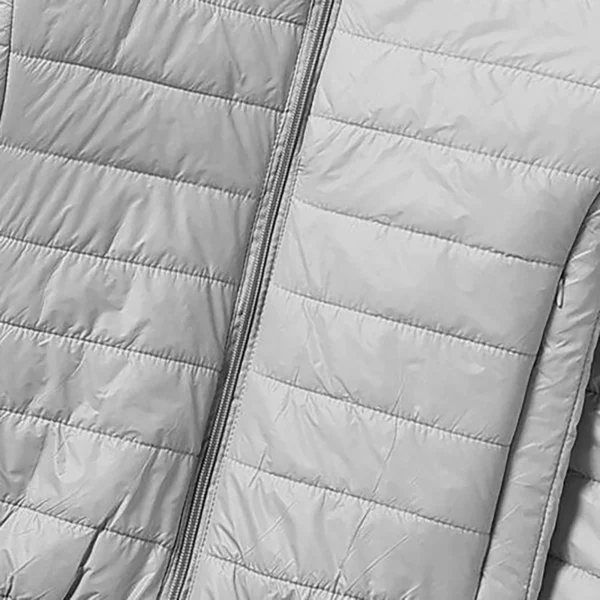 Winter Warm Parkas Men's Autumn Winter Fashion Solid Color Zipper Puffer Outwears Stand Neck Hooded Down Lightweight Down Coats - Image 3