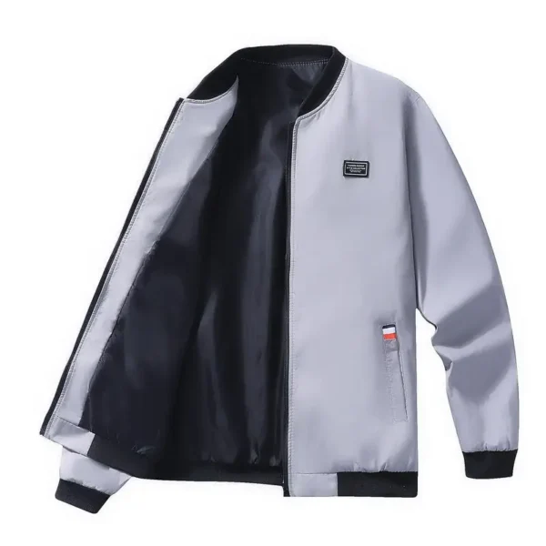 Bomber Jacket Men Fashion Casual Windbreaker Jacket Coat Men Spring and Autumn New Hot Outwear Stand Slim Military Embroidery - Image 2