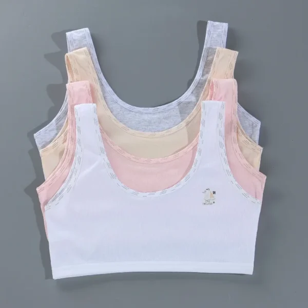 Girls Bra Tops Crop Teens for Girls Training Bras Cartoon Teenage Undrewear Casual Sport Big Children's Clothing - Image 3