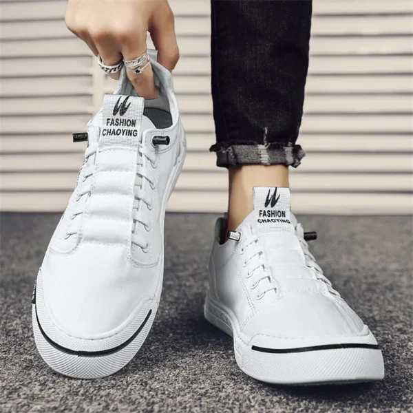 Men Sneakers Summer Ice Silk Comfortable Vulcanized Shoes High Quality Slip-on Casual Shoes for Men 2024 Trendy Canvas Shoes - Image 4