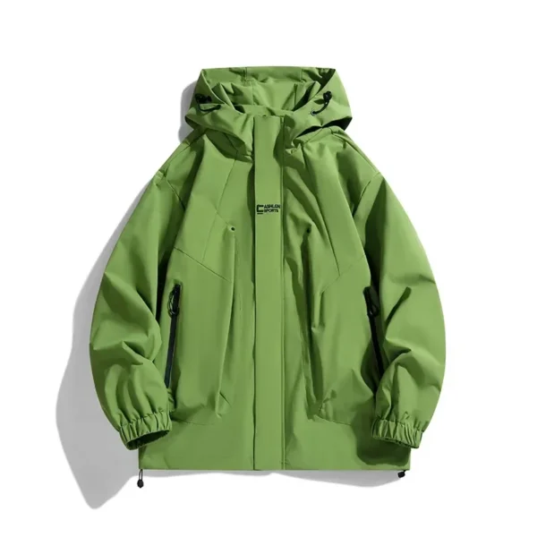 Spring Outdoor Windbreaker Men Jacket Hooded Trench Coats 2025 Mens Women Waterproof Bomber Camping Loose Thin Softshell Jackets - Image 5