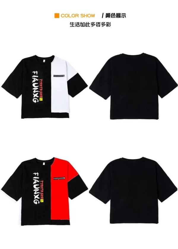 2025 summer Boys Clothes Children Set Tracksuits letters short t-shirt + Ankle-tied pants Kids Suit teens 5 7 9 10 11 12 13 Year - Image 6